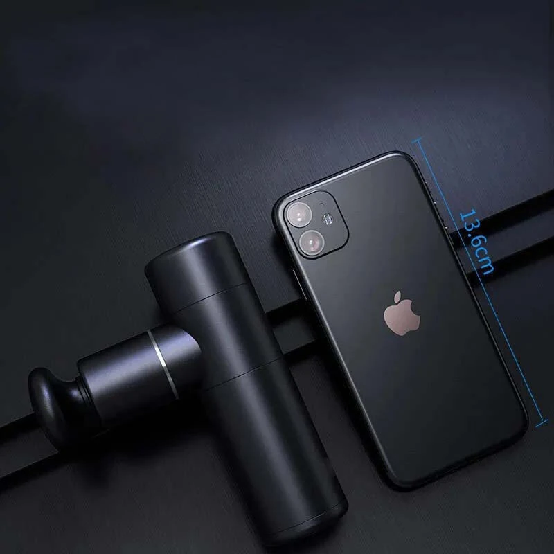 (image for) 4-Speed Adjustable Mini Fascia Gun Mini Massager Fascia Gun Shock 2800r/Min Muscle Massage Grab Impact Muscle Massage